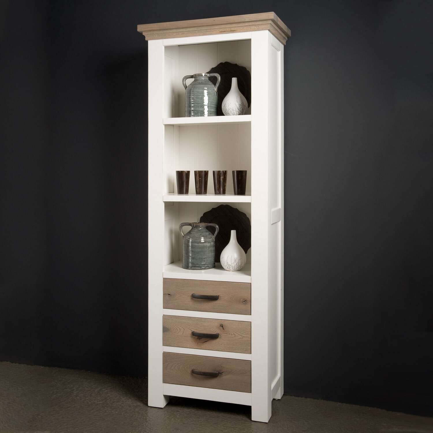 Tower Living Boekenkast Parma - wit | Tower Living
