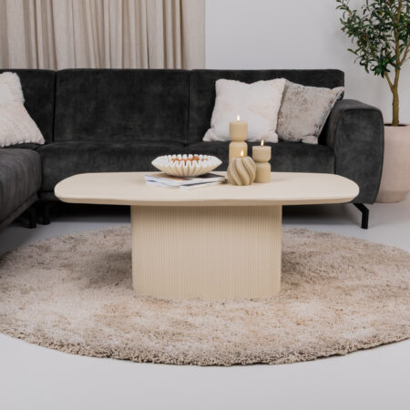 Tower Living Deens Ovale Salontafel Corbetta Minerale cement finish