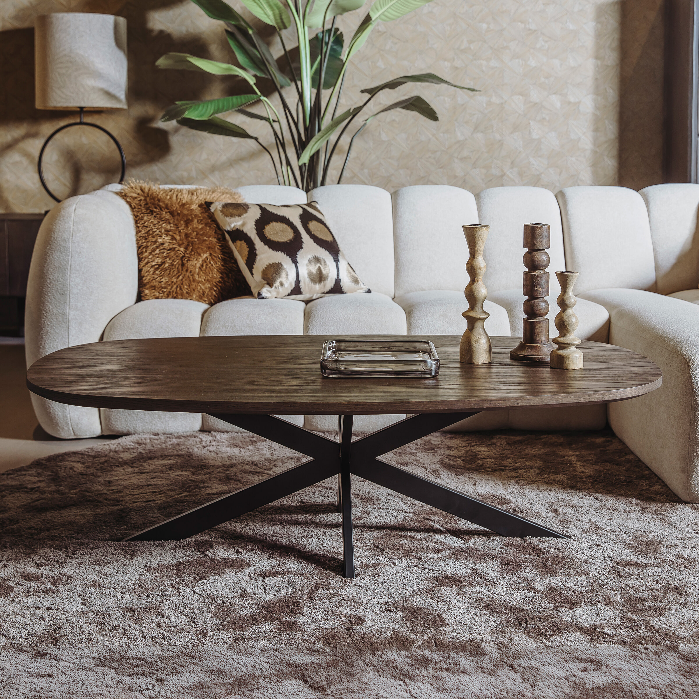 Tower Living Deens Ovale Salontafel San Marino Eiken