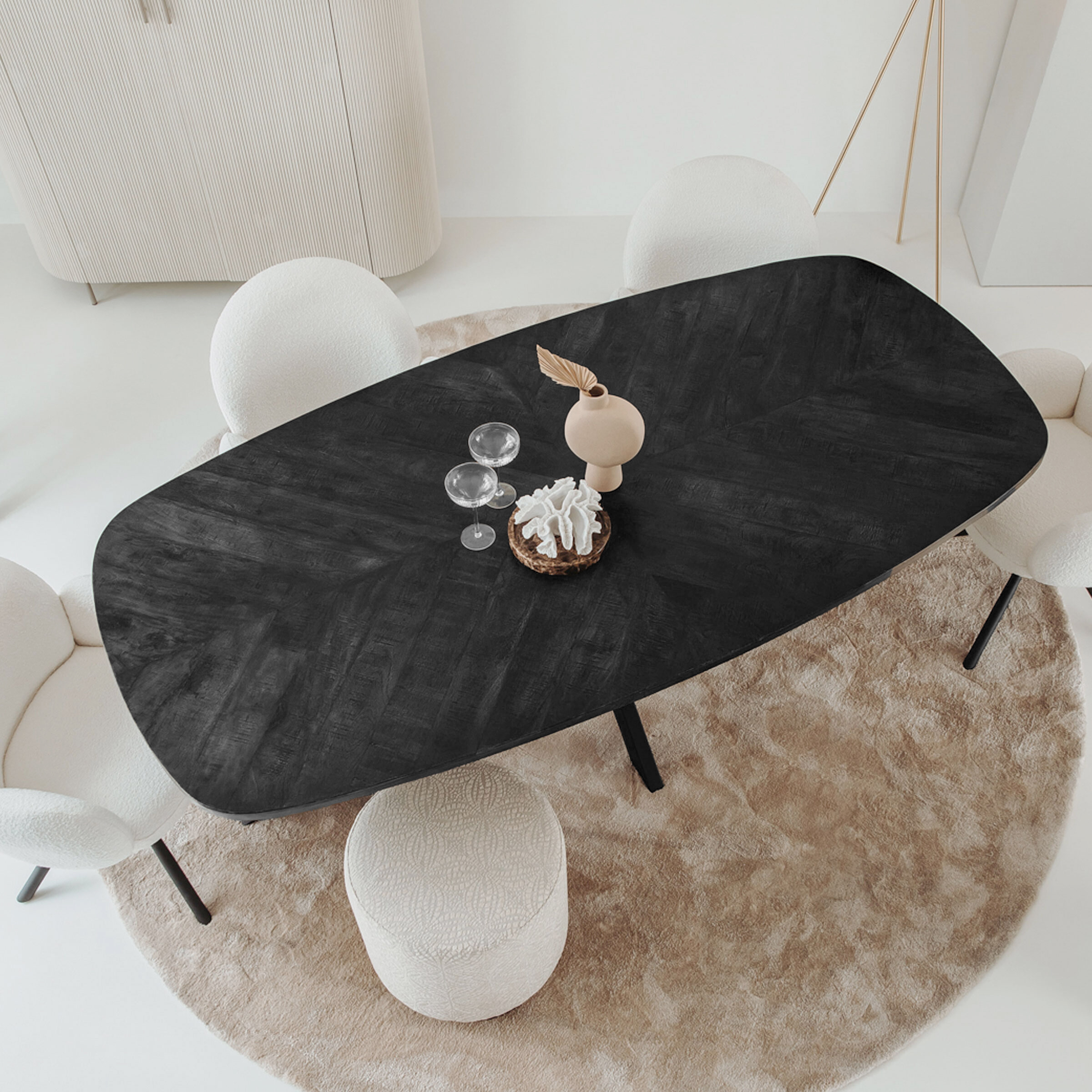 Tower Living Eettafel Silvi Deens ovaal