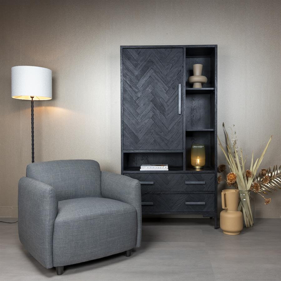 Tower Living Fauteuil Bradfort Geweven - Grijs | Tower Living