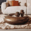 Tower Living Ronde Salontafel Castello Marmer-keramiek / brons