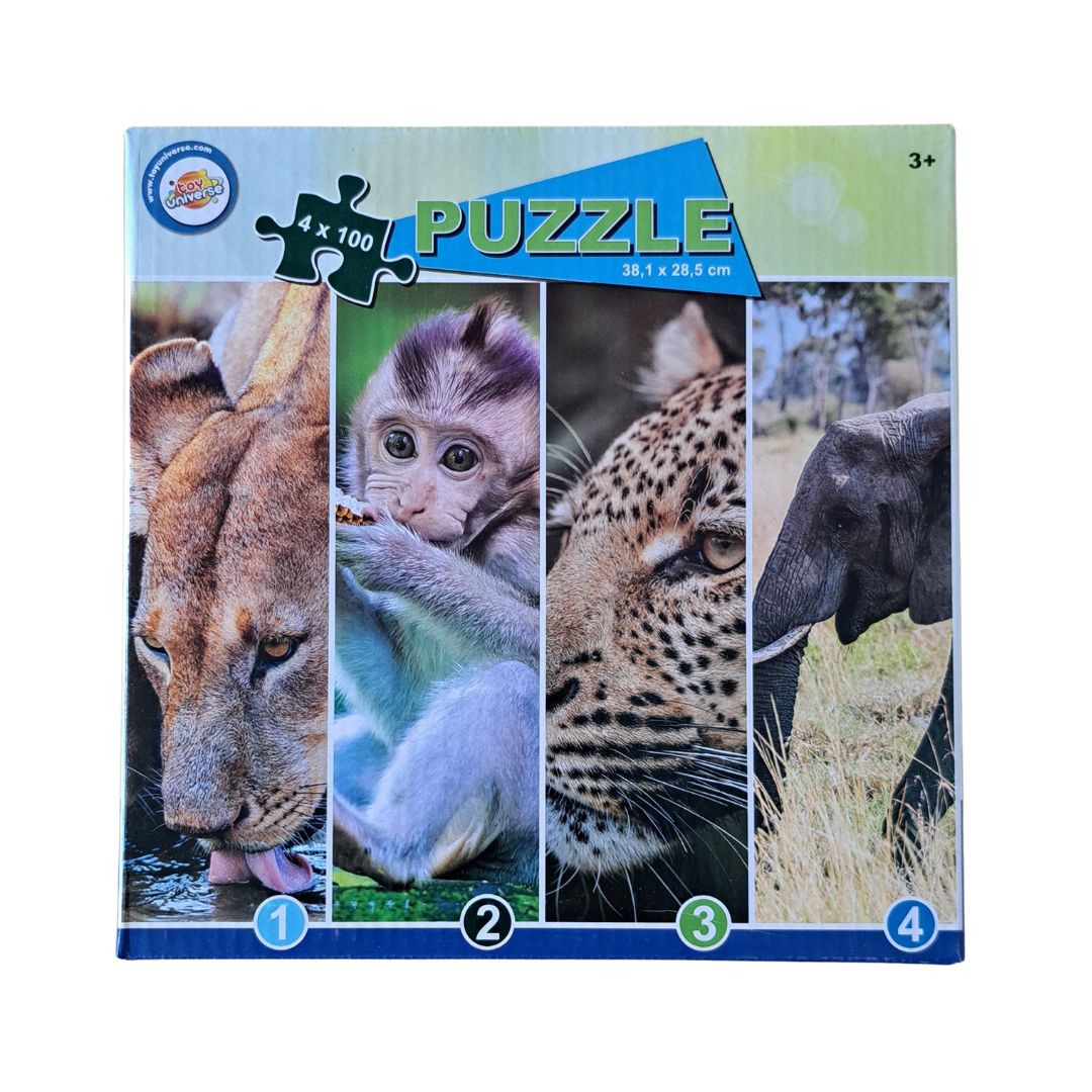 Toy Universe Puzzel 4x 100pcs 38x28
