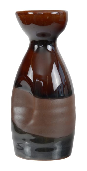 Traditionele Bruine Sake Fles - 150ml - 5.5 x 12.7 cm | Tokyo Design Studio