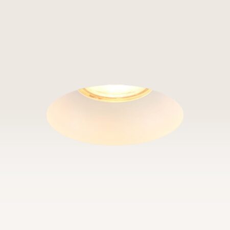 Trimless Inbouwspot Junaro bianco - Inbouwdiepte 100mm - GU10-fitting - IP20 voor binnen - Wit - Met doorlusbedrading | LUSENZ