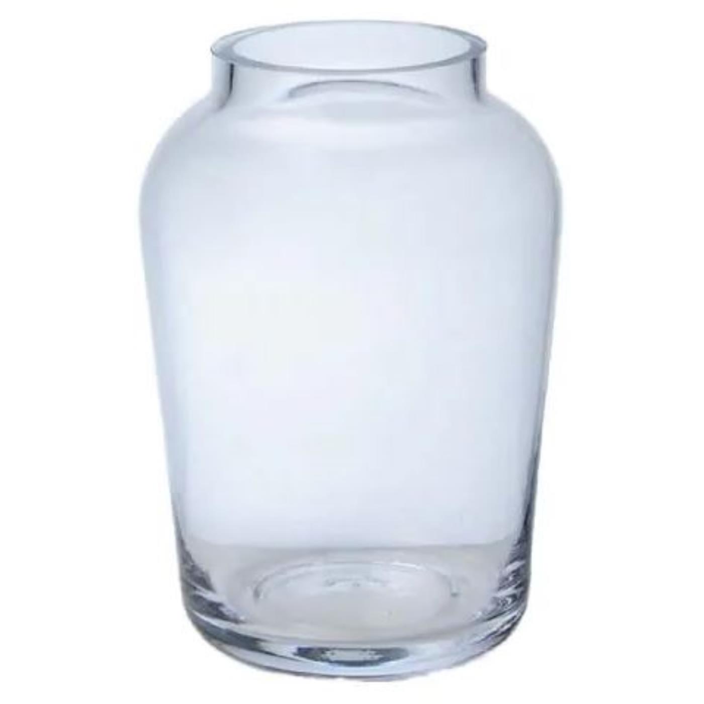 Trino vaas glas Ø14xH20cm | Hakbijl Glass