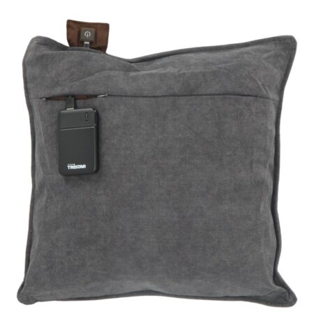 Tristar Warmte Kussen 45x45cm Grijs Incl Powerbank | Tristar