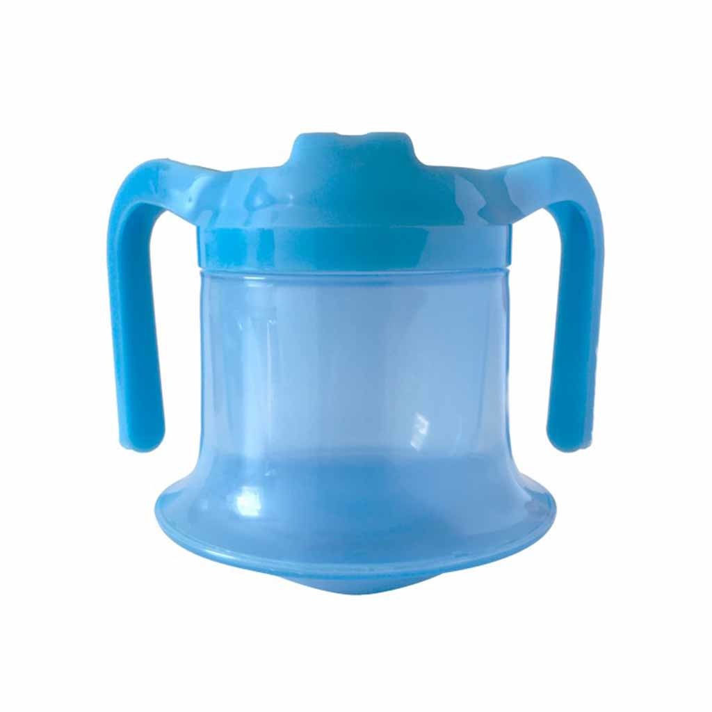 Tuimelbeker met smal tuitje | Glow in the dark | Inhoud: 250 ml | Blauw | PR65139 | ThuiszorgwinkelXL