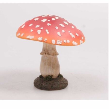 Tuinbeeld Paddenstoel 7X7X10 Cm | Season Inspired Decoration