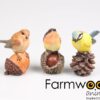 Tuinbeeld Vogel op noot 5x3x6 cm | Farmwood Animals