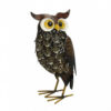 Tuinbeeld bruine metalen uil | Primus Handcraft