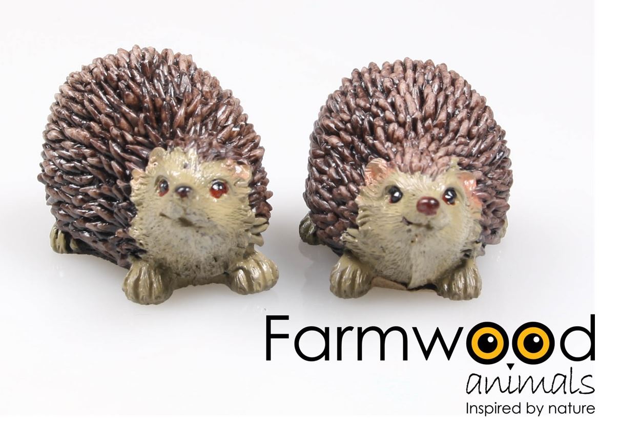 Tuinbeeld egel S 6x4x4cm | Farmwood Animals