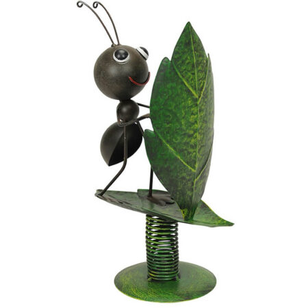 Tuinbeeld metalen surfende mier | Primus Handcraft