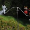 Tuinsteker balans met kat en muizen | Thermobrass