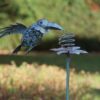 Tuinsteker metaal aanvliegende vogel | Thermobrass