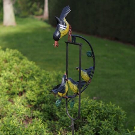 Tuinsteker tuimelaar rokkende vogels | Thermobrass