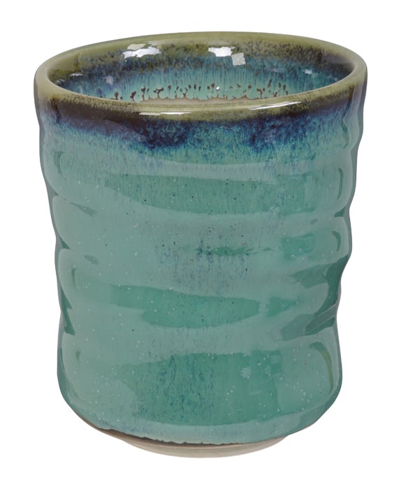 Turquoise Handgemaakte Beker - 480ml - 10.2 x 11.7cm | Tokyo Design Studio