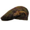 Tweed Flat Cap Wine/Olive check | Barbour