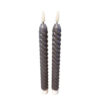 Twisted diner Candle Rustic Black 2.2x24.5cm |