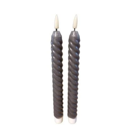 Twisted diner Candle Rustic Black 2.2x24.5cm |