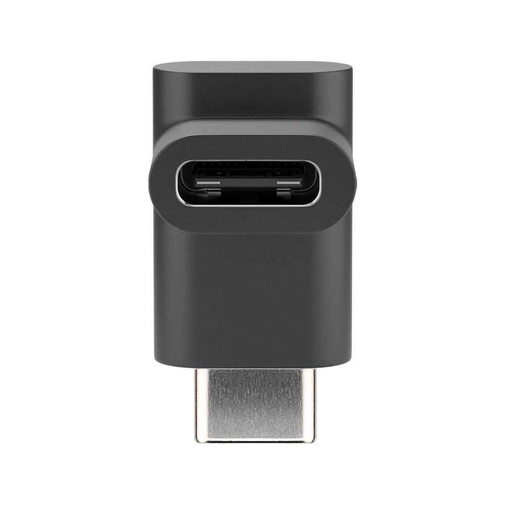 USB 3.2 GEN 1 Adapter (USB 3.0) - USB - C (F) naar USB - C (M) 90° - 5Gbit/s - USB adapter haaks | Goobay