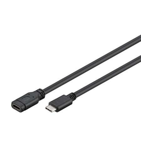 USB 3.2 GEN 1 (USB 3.0) USB-C verlengkabel - USB-C (M) naar USB-C (F) - 5Gbit/s - USB adapter - OTG kabel - 1m | Goobay