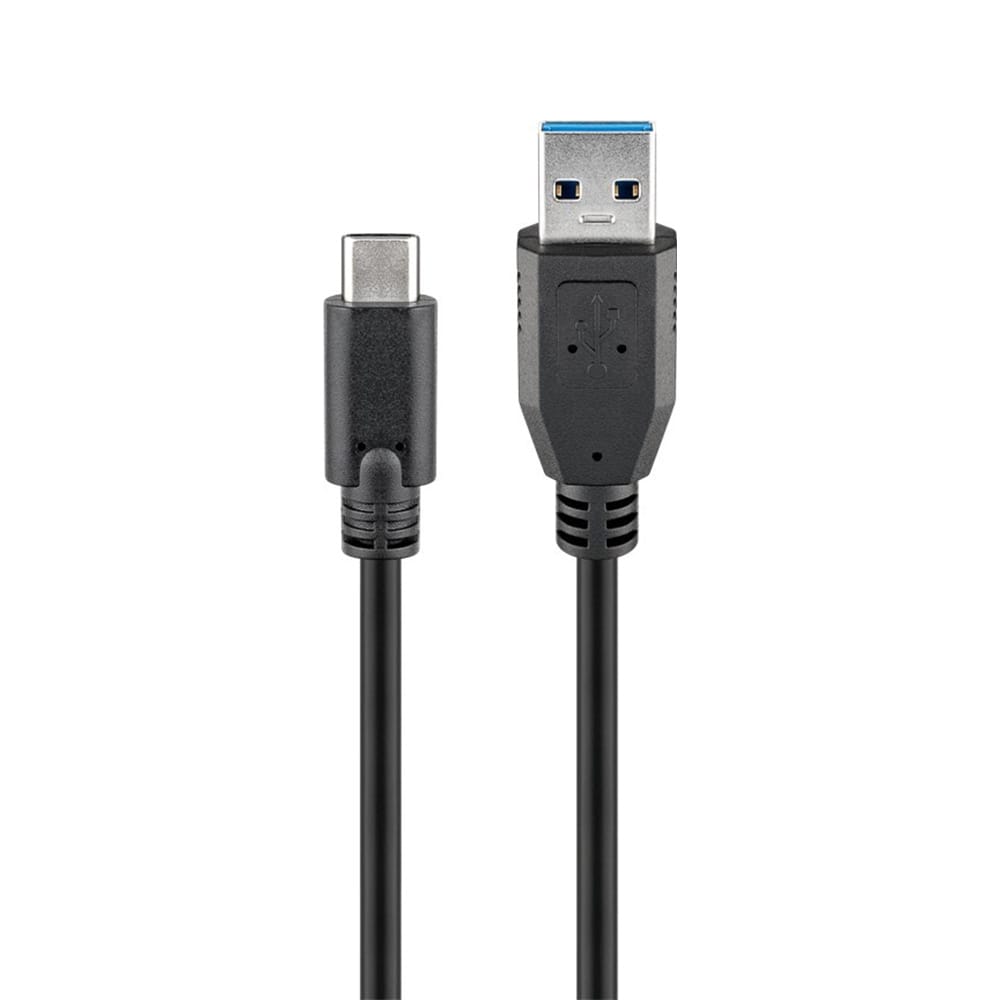 USB 3.2 GEN 1 (USB3.0) Aansluitkabel - USB-C naar USB-A - 5Gbit/s - USB adapter - OTG kabel - 0.15m | Goobay