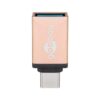 USB 3.2 GEN 1 (USB3.0) USB-C stekker - USB-A (F) naar USB-C (M) - 5Gbit/s - USB adapter - Goud | Goobay