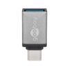 USB 3.2 GEN 1 (USB3.0) USB-C stekker - USB-A (F) naar USB-C (M) - 5Gbit/s - USB adapter - Grijs | Goobay