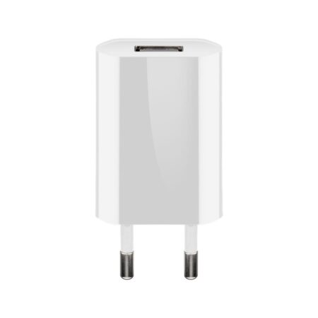 USB-A-adapter - USB-A-lader - 1 poorts - Slim - 1000mA - Wit | Goobay