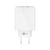 USB-A-adapter - USB-A-lader - 2 poorts - Quick charge 3.0 - 3000mA - 28 Watt - Wit | Goobay