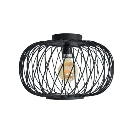 Urban Interiors Plafondlamp Twist Ø37cm - Zwart | Urban Interiors