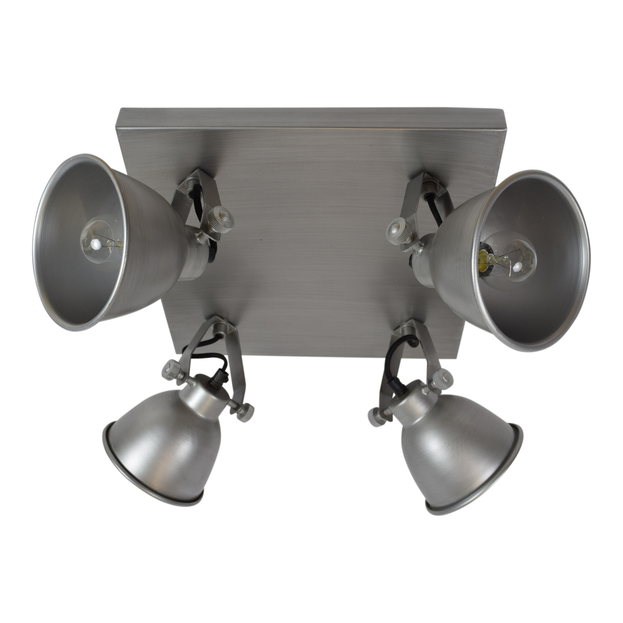 Urban Interiors Stoere spot Industrial 4-lichts - Antique Zink | Urban Interiors