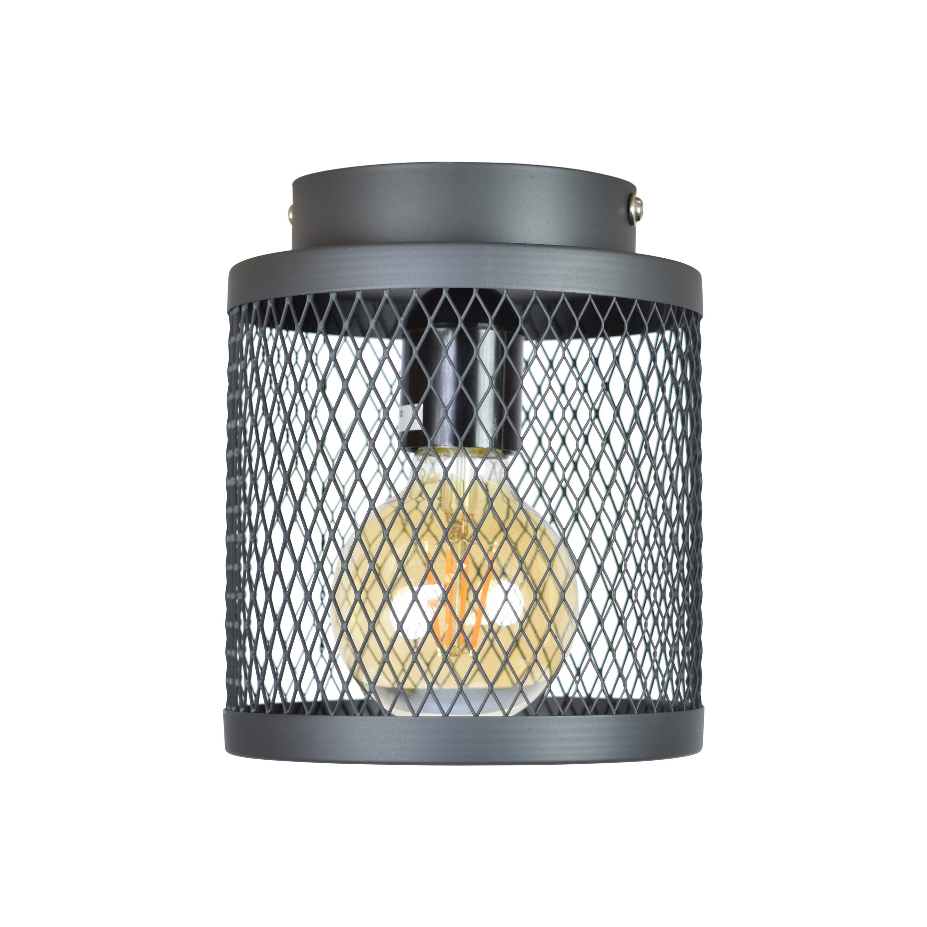 Urban Interiors plafondlamp Fence Ø18cm - Vintage Black | Urban Interiors