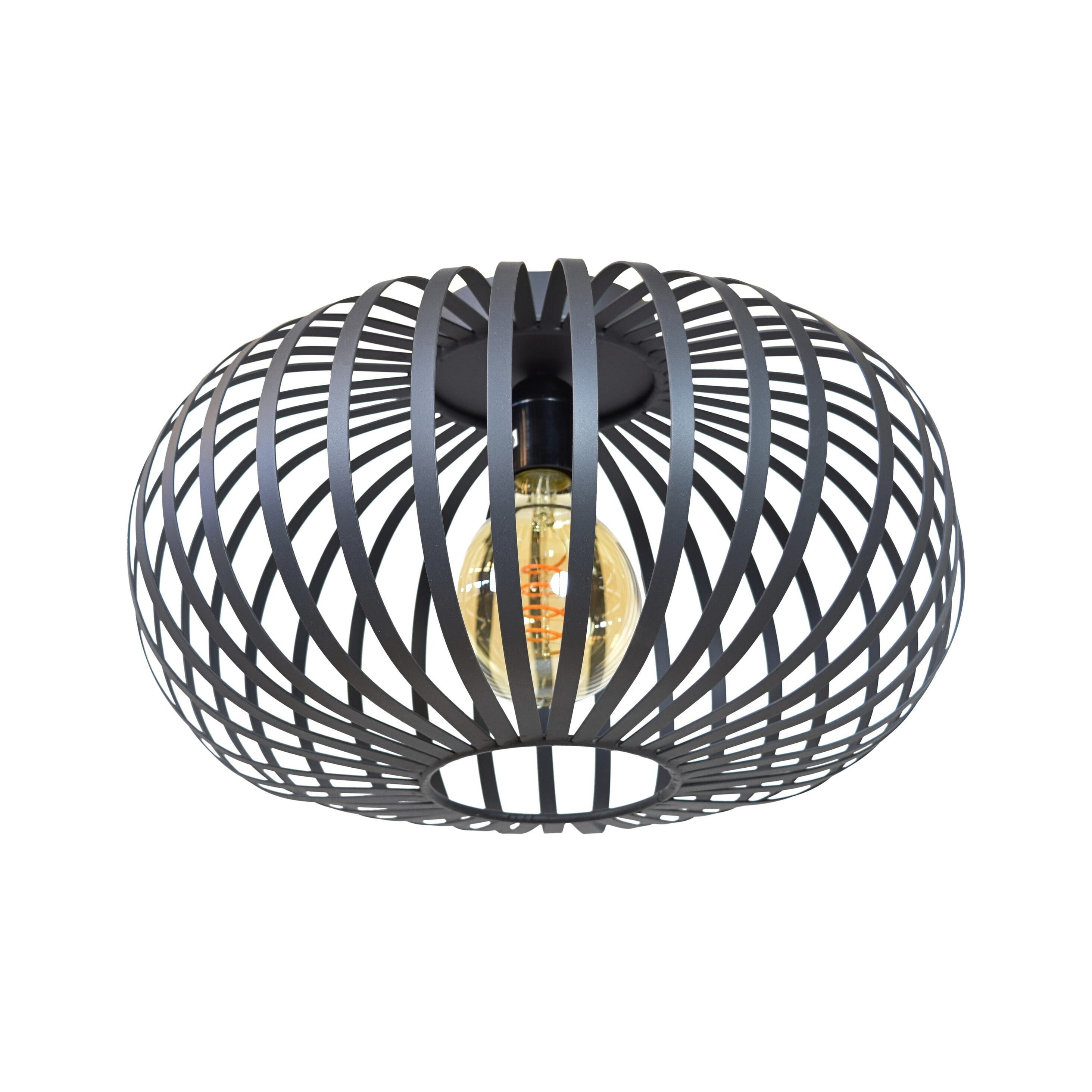 Urban Interiors plafondlamp Flow Ø40x23 - Vintage Black | Urban Interiors