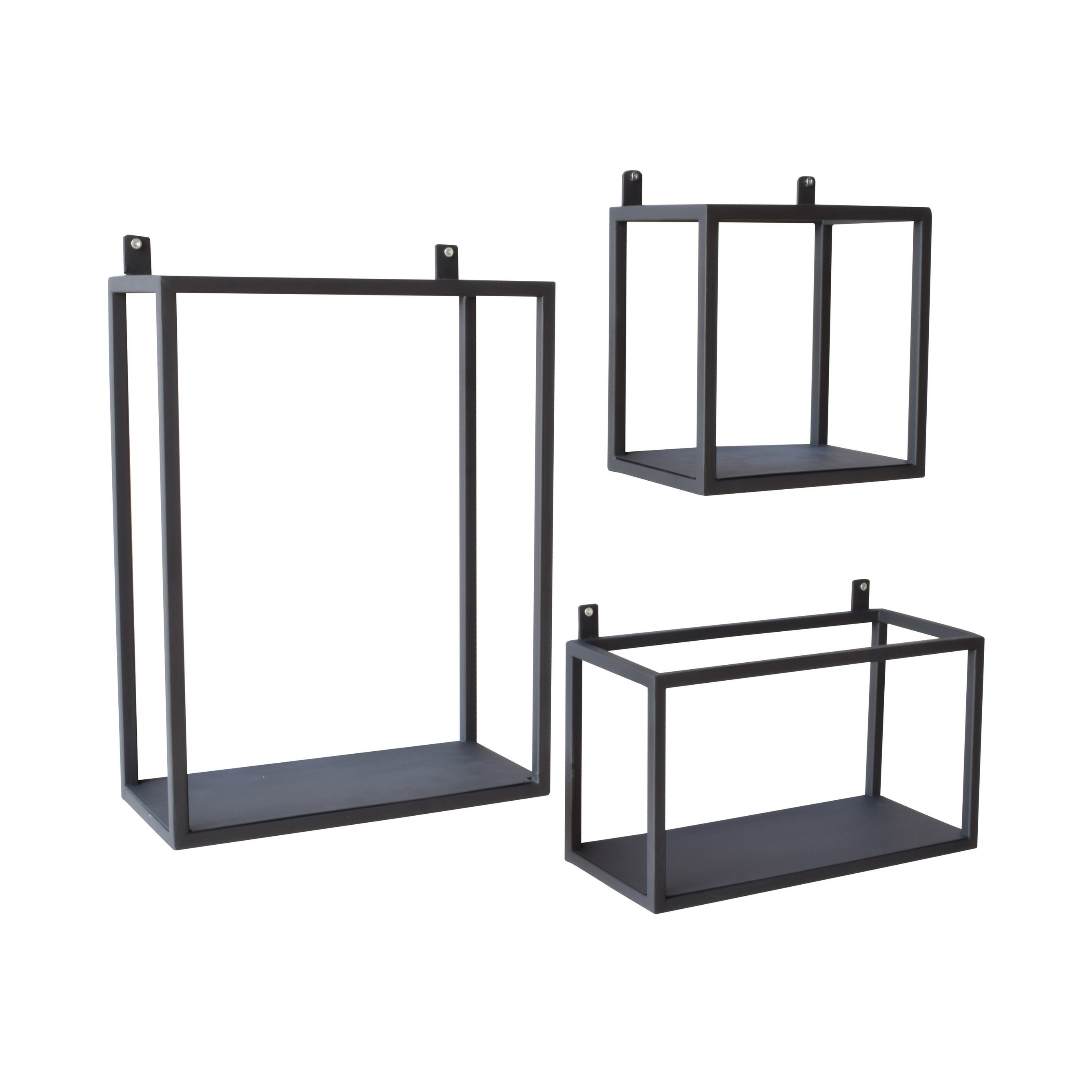 Urban Interiors wandboxes (Set van 3) - Vintage Black | Urban Interiors