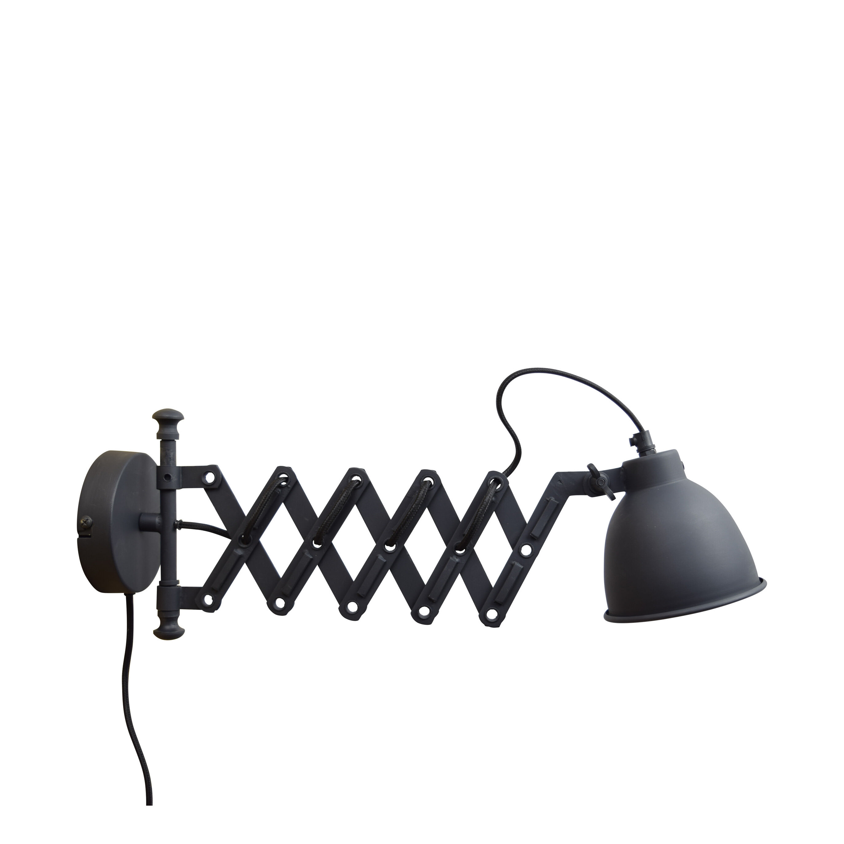 Urban Interiors wandlamp Harmonica Ø12cm - Vintage Black | Urban Interiors