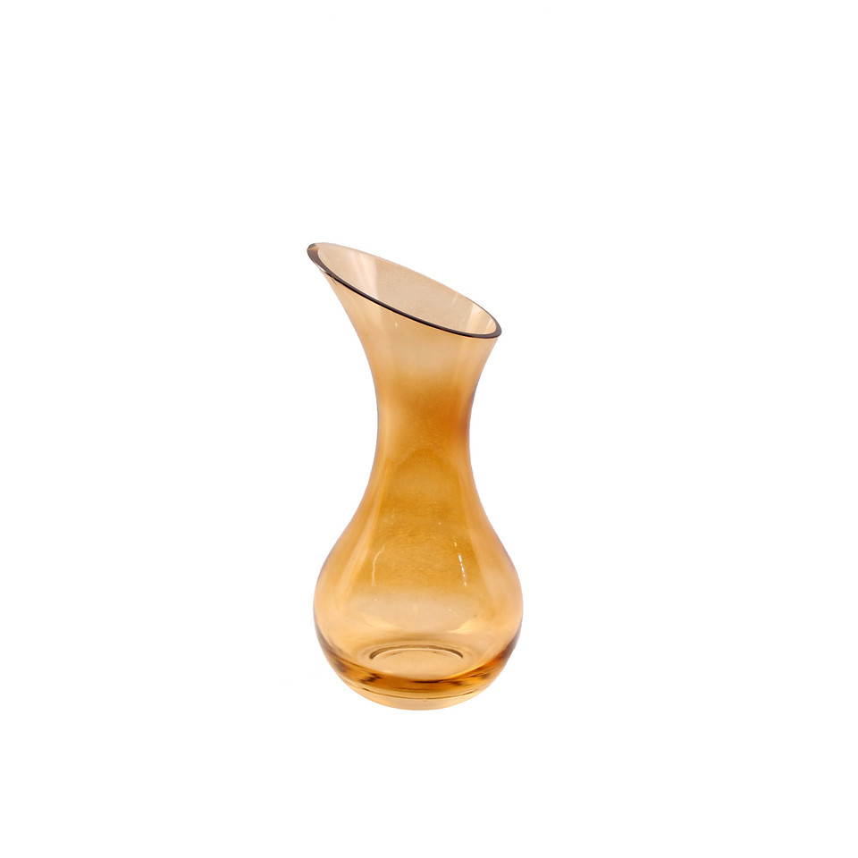 Vaas Balatan Glas 20cm bruin | House of Nature