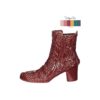 Vaas Bootie kers Ø7x22x19cm | Ideas 4 seasons