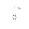 Vaas Breeze hangend Ø6xH31cm helder | Ideas 4 seasons