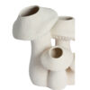 Vaas Mushroom Keramiek matt cream M | Light & Living