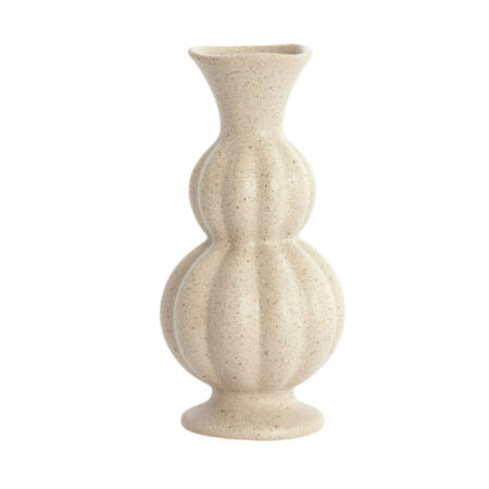 Vaas Naida Keramiek mat grijs bruin s | Light & Living