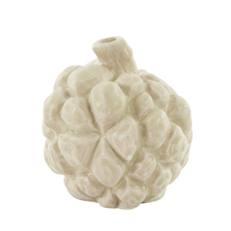 Vaas Panthus keramiek creme |