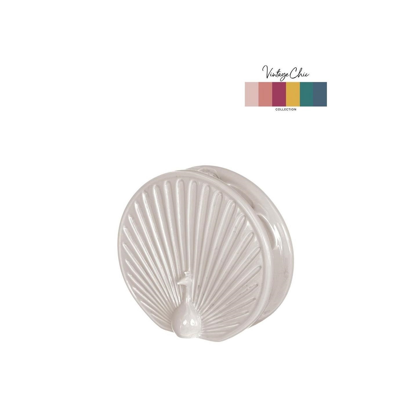 Vaas Peacock crème Ø6
