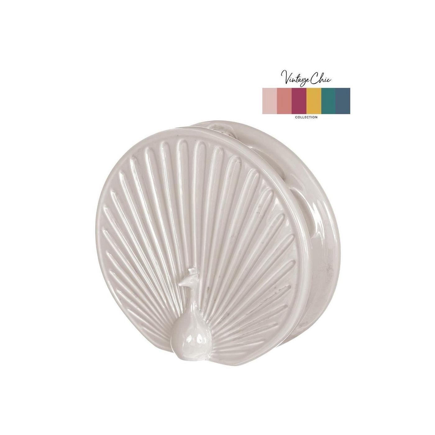 Vaas Peacock crème Ø7 L19