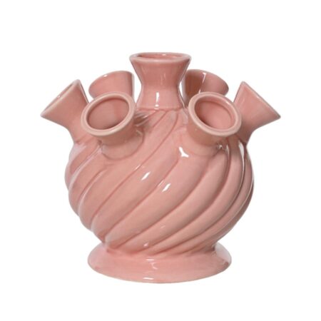 Vaas Porselein Roze 18 Cm |