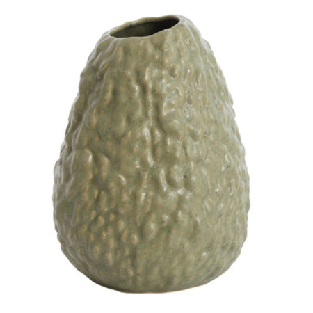 Vaas avocado keramiek olijf groen S | Light & Living
