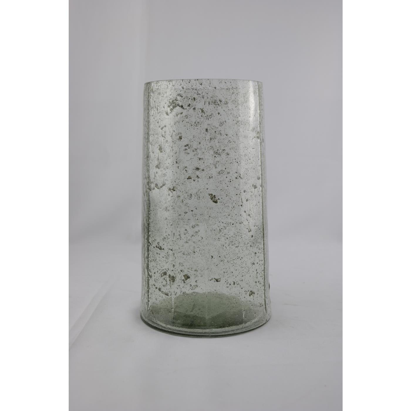 Vaas bubbel glas 16x16x27cm | Mansion Atmosphere