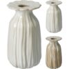 Vaas crème 14cm ribbel | Home & Styling