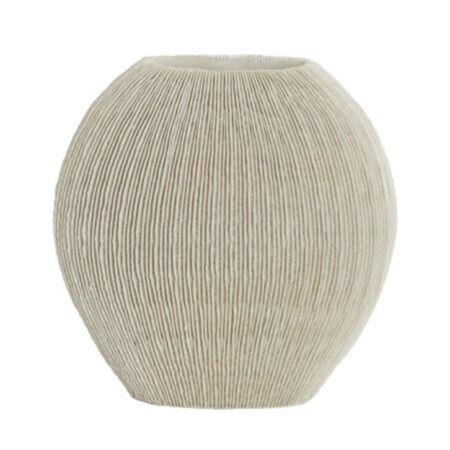 Vaas deco Bubio creme m | Light & Living